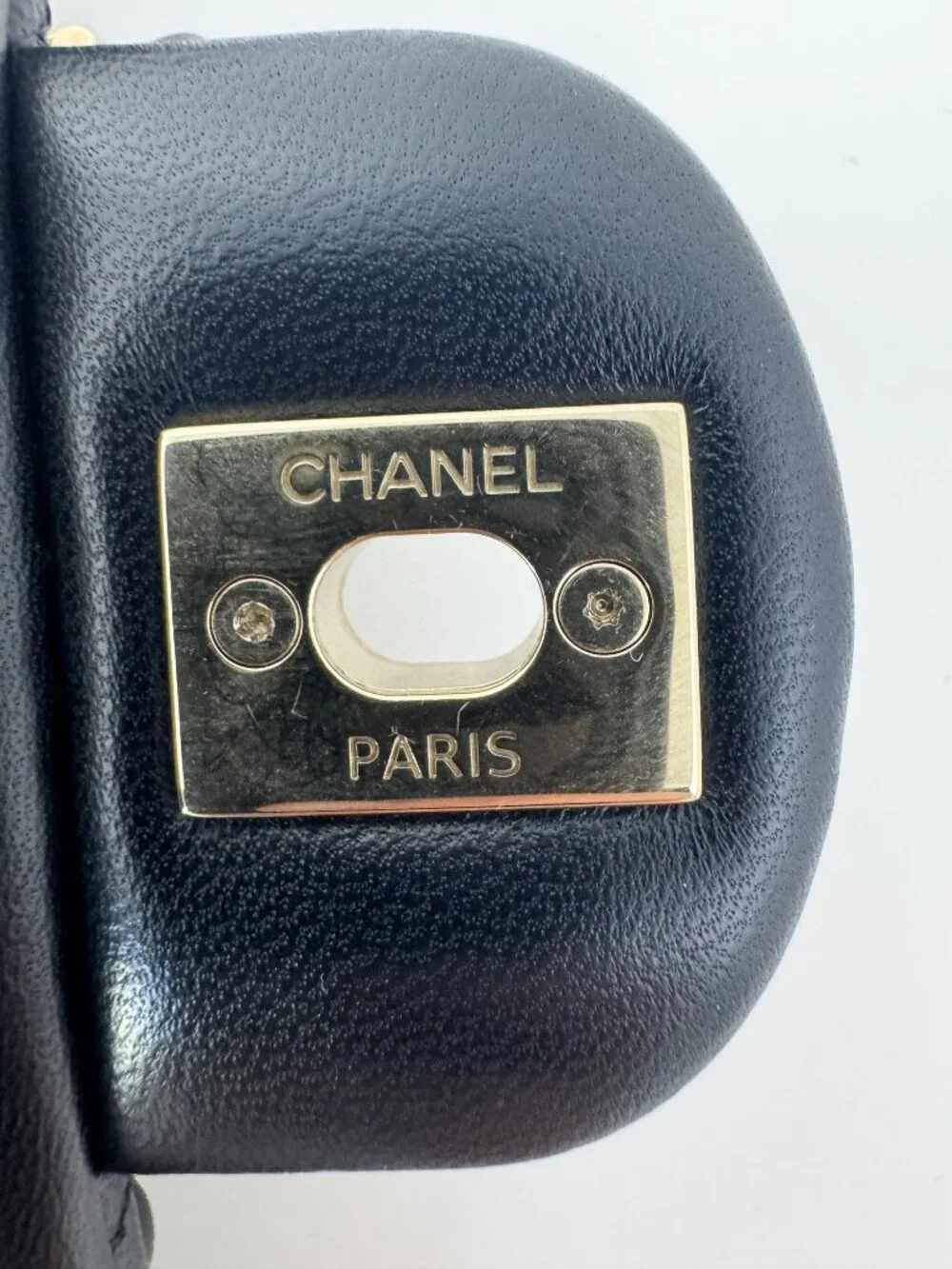 Chanel Lambskin Mini Rectangular Classic Flap Black
